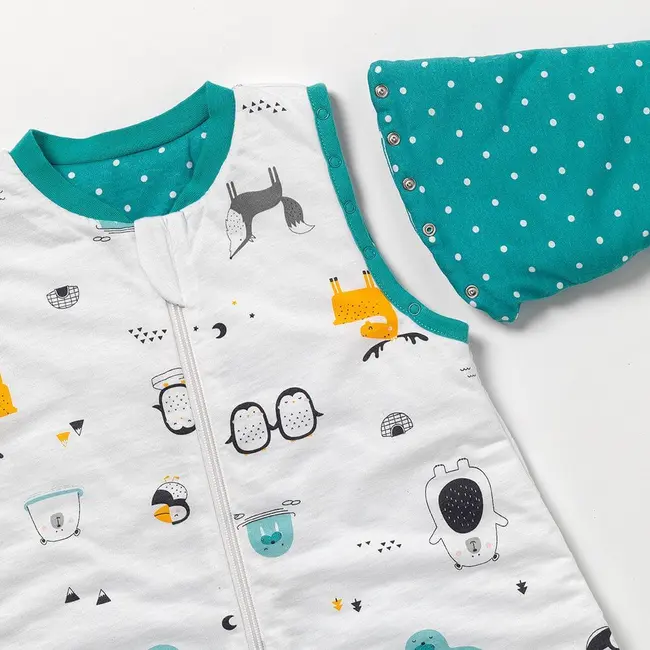 Sac de dormit cu maneca lunga detasabila Polar Pals 90 cm 2.5 Tog BBXEU962-25LS