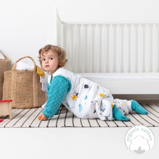 Sac de dormit cu picioruse si maneca lunga detasabila Polar Pals 90 cm + manseta 2.5 Tog BBXEU962-25FSN