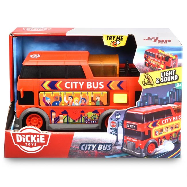 Autobuz dickie toys city bus hubs203302032