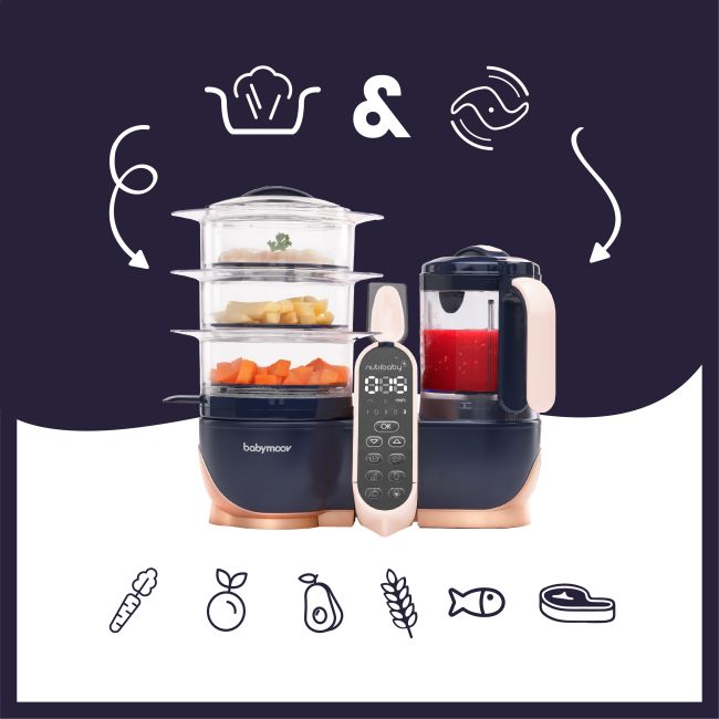 Babymoov - Robot multifunctional 5 in 1 Nutribaby (+) XL BBBA001127