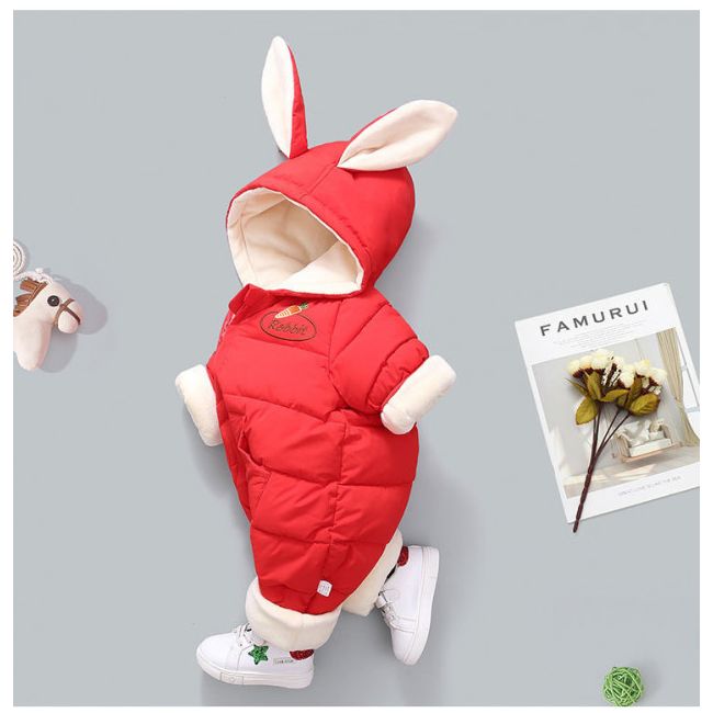 Combinezon rosu din fas - Rabbit MD1904-31