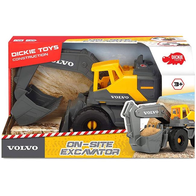 Excavator dickie toys volvo on-site excavator hubs203724003