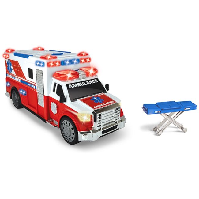 Masina ambulanta dickie toys ambulance dt-375 cu targa hubs203308389
