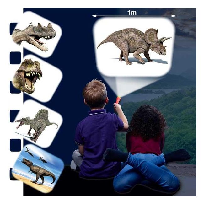 Proiector tip lanterna - dinozauri