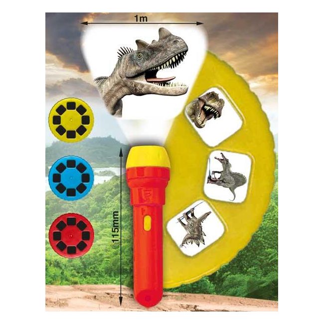 Proiector tip lanterna - dinozauri