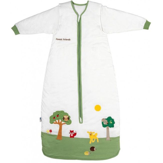 Sac de dormit cu maneca lunga detasabila Forest Friends 130 cm 3.5 Tog BBXEU444-35DLS
