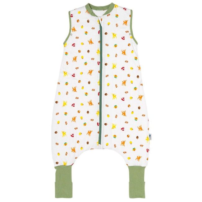 Sac de dormit cu picioruse si talpa antiderapanta Forest Friends 120 cm + manseta 1.0 Tog BBXEU835-10FN