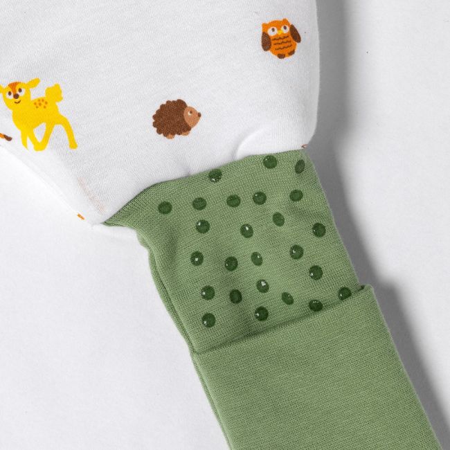Sac de dormit cu picioruse si talpa antiderapanta Forest Friends 120 cm + manseta 1.0 Tog BBXEU835-10FN