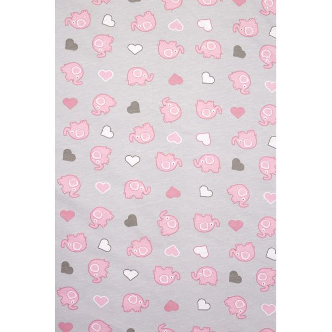 Sac de dormit cu picioruse si talpa antiderapanta Pink Elephant 90 cm + manseta 1.0 Tog BBXEU842-10FN