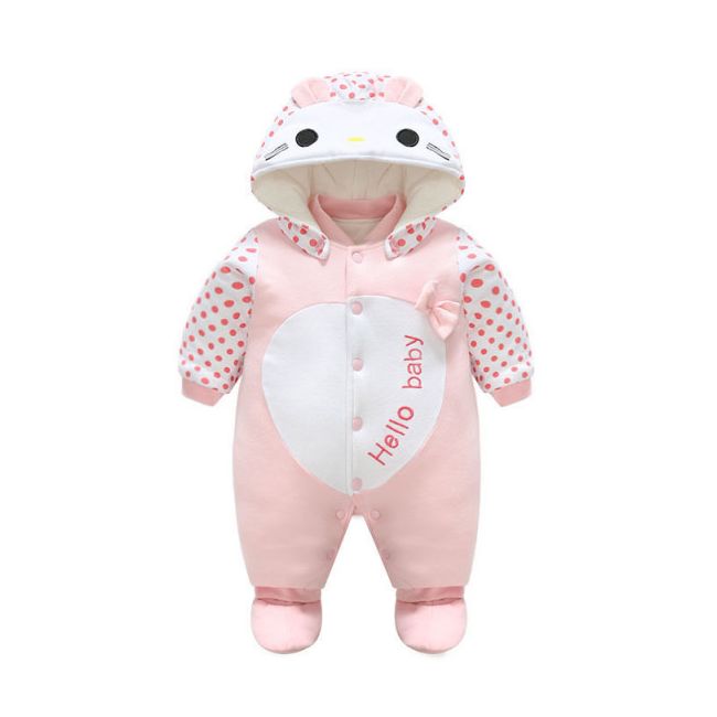 Salopeta captusita pentru fetite - Hello baby MBkw14-1