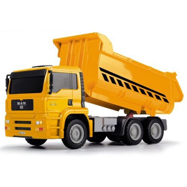 Set dickie toys construction twin pack camion basculant man si buldozer liebherr l566 xpower hubs203726008