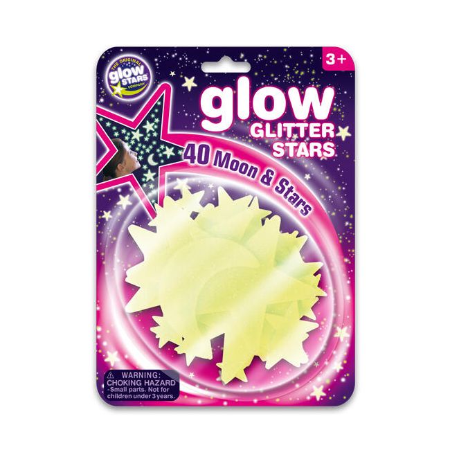 Set reflectorizant cu sclipici - stelute
