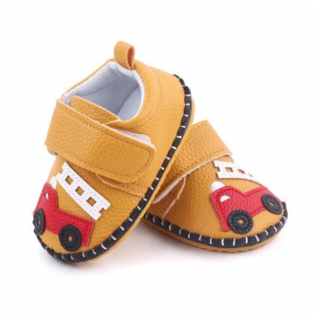 Pantofiori maro pentru baietei - Masinuta MDd2659-2-p11