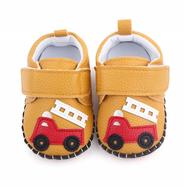 Pantofiori maro pentru baietei - Masinuta MDd2659-2-p11
