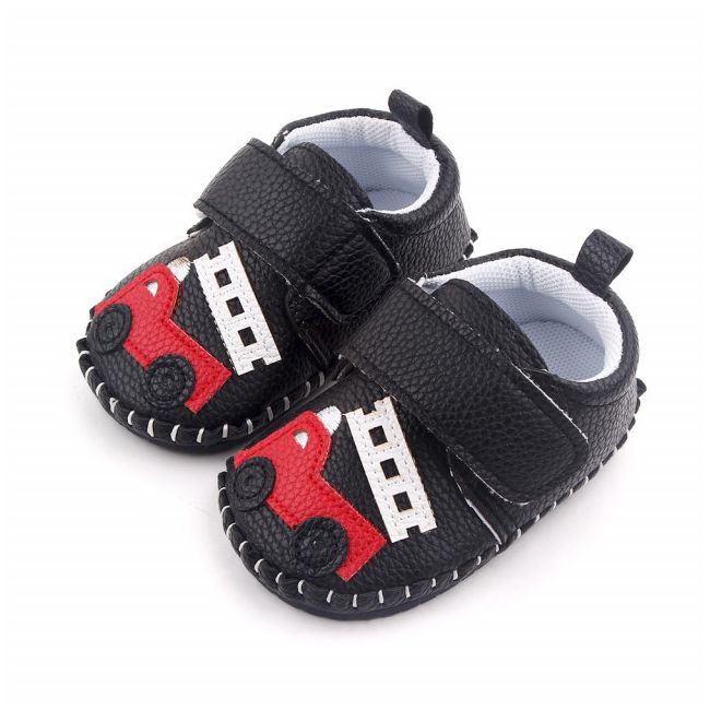 Pantofiori negri pentru baietei - Masinuta MBd2659-1-p9