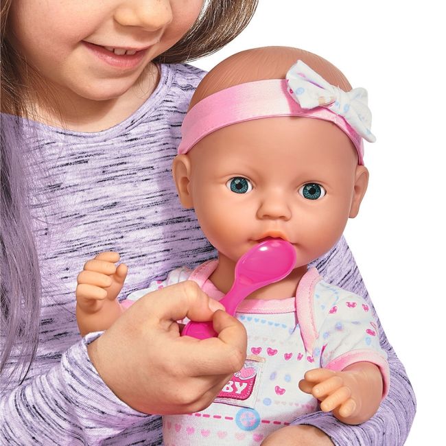 Papusa simba new born baby, baby doll 43 cm cu accesorii hubs105039005