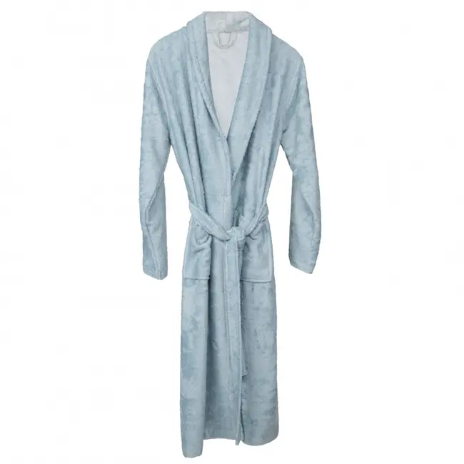 Halat de baie frotir din bambus pentru adulti s sea blue tnatm-badsm-529