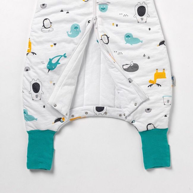 Sac de dormit cu picioruse si maneca lunga detasabila Polar Pals 70 cm + manseta 3.5 Tog BBXEU960-35FSN