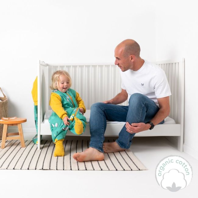 Sac de dormit cu picioruse si maneca lunga detasabila Woodland Animals 70 cm + manseta 2.5 Tog BBXEU950-25FSN