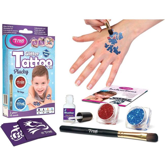 Set tatuaje temporare cu sclipici Plucky Tytoo KKCTT2213011 BBJKKCTT2213011_Initiala