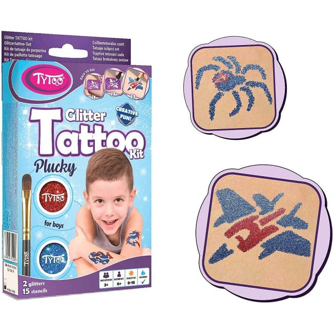 Set tatuaje temporare cu sclipici Plucky Tytoo KKCTT2213011 BBJKKCTT2213011_Initiala