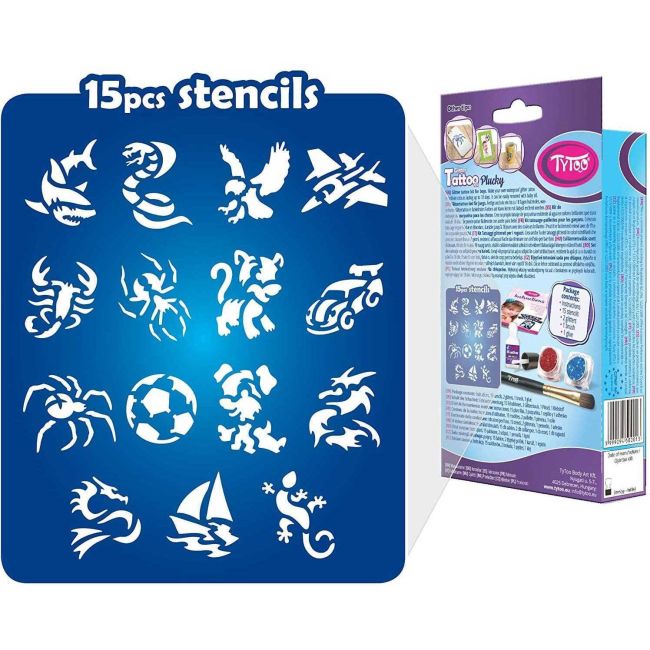 Set tatuaje temporare cu sclipici Plucky Tytoo KKCTT2213011 BBJKKCTT2213011_Initiala