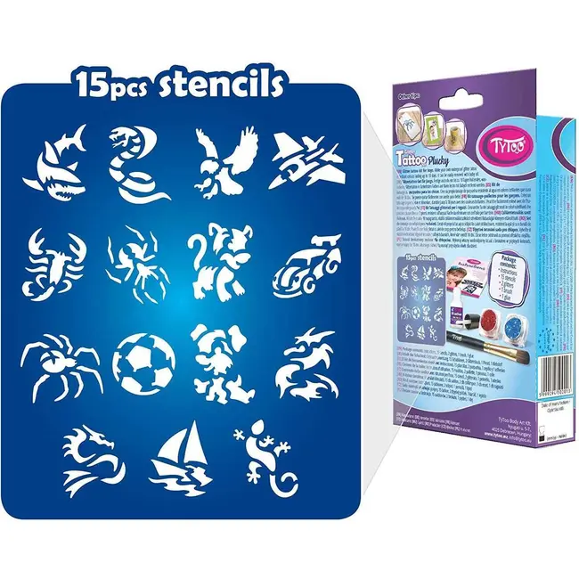 Set tatuaje temporare cu sclipici Plucky Tytoo KKCTT2213011 BBJKKCTT2213011_Initiala
