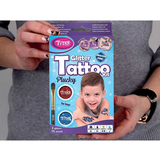 Set tatuaje temporare cu sclipici Plucky Tytoo KKCTT2213011 BBJKKCTT2213011_Initiala