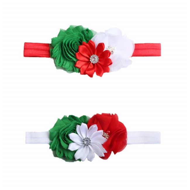 Bentita pentru fetite cu floricele si strasuri MDMS116-CR