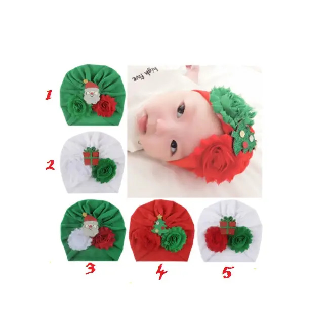 Caciulita tip turban cu personaje de Craciun MBMS114