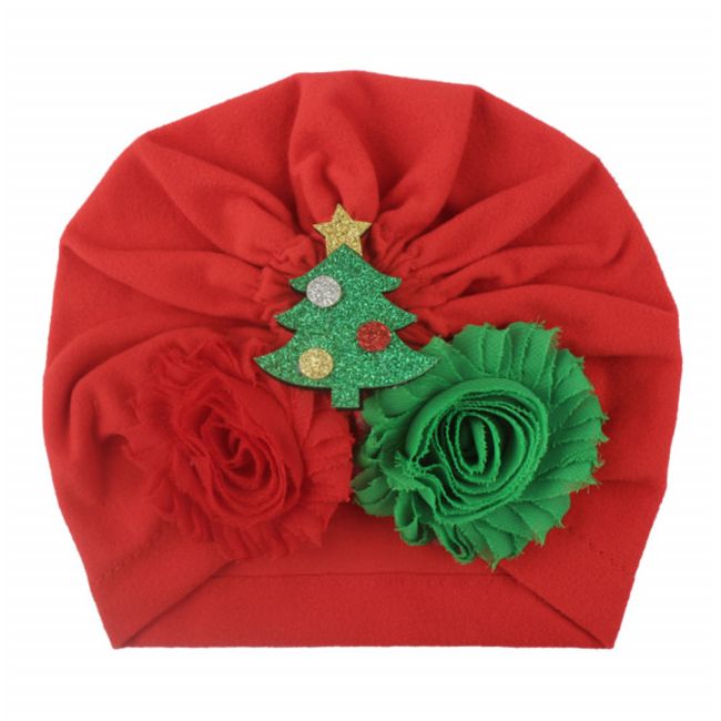 Caciulita tip turban cu personaje de Craciun MBMS114