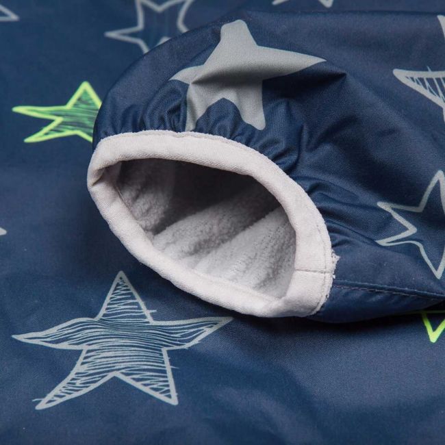 Combinezon impermeabil fleece navy stars 12-18 luni tnal18007