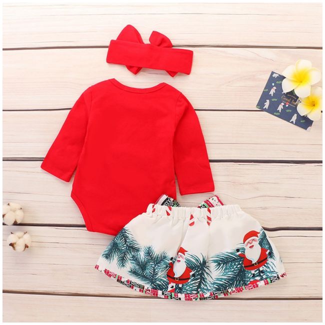 Costumas din 3 piese cu fustita pentru fetite MBMS43