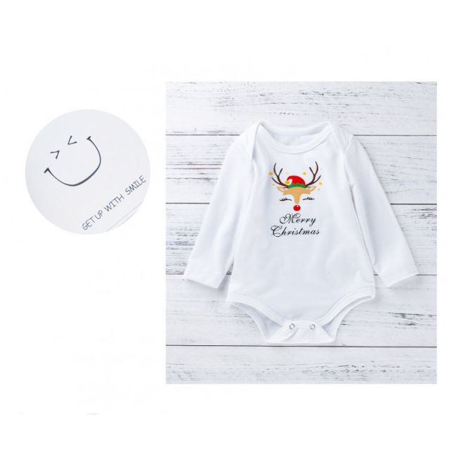 Costumas din 3 piese pentru bebelusi - Renul timid MBMS71-cr4