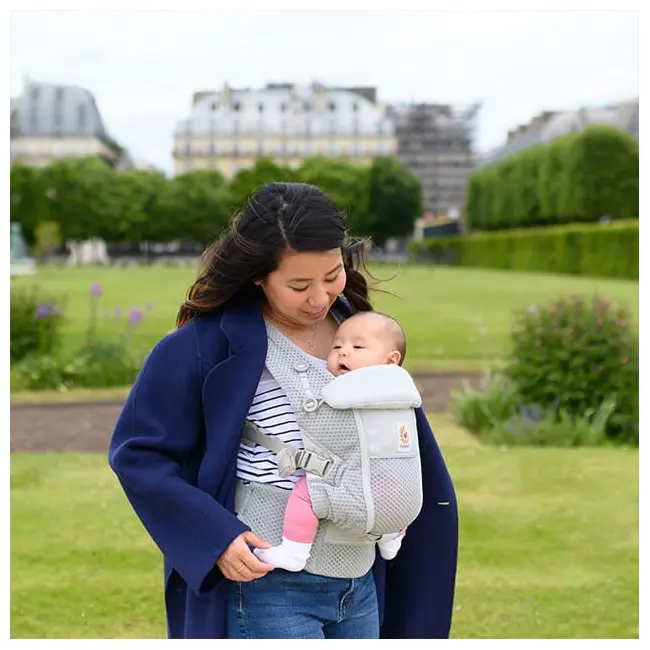 Marsupiu adapt soft flex mesh pearl grey tnabcasfmgry