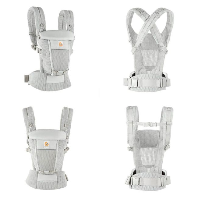 Marsupiu adapt soft flex mesh pearl grey tnabcasfmgry