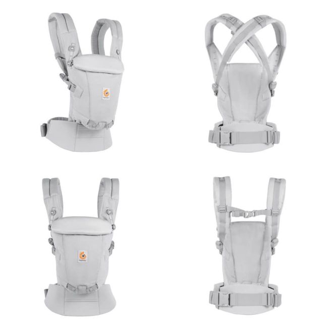 Marsupiu adapt soft touch cotton pearl grey tnabcastcgry