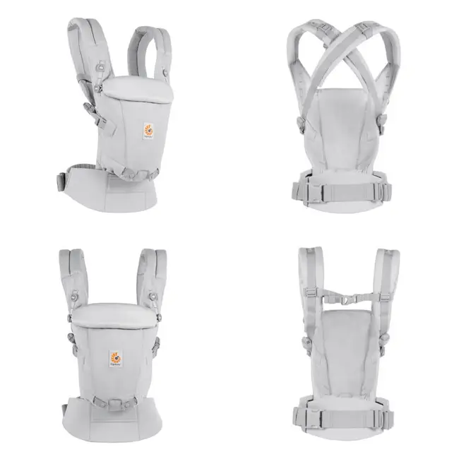 Marsupiu adapt soft touch cotton pearl grey tnabcastcgry