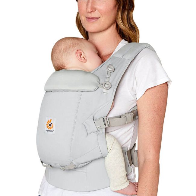 Marsupiu adapt soft touch cotton pearl grey tnabcastcgry