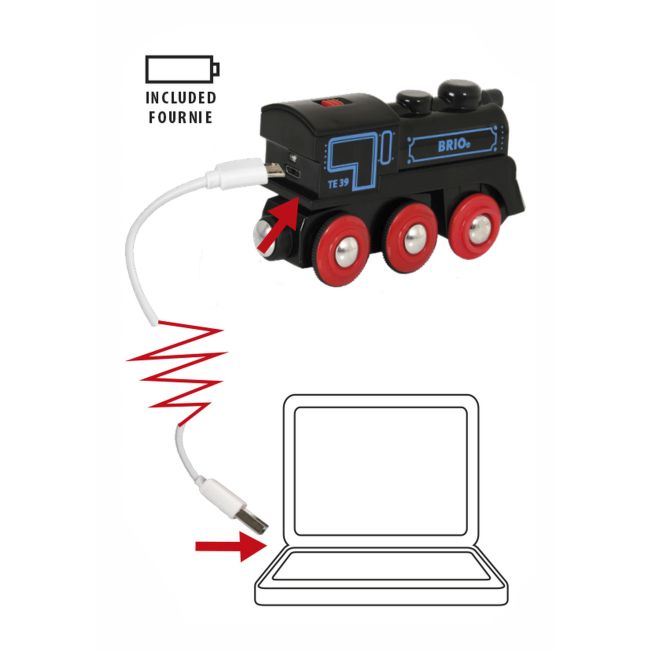 LOCOMOTIVA REINCARCABILA CU CABLU USB ARTBRIO33599
