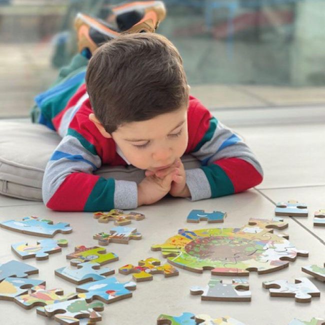 Puzzle de podea 360° - anotimpurile