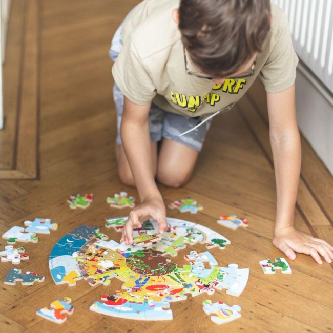 Puzzle de podea 360° - anotimpurile