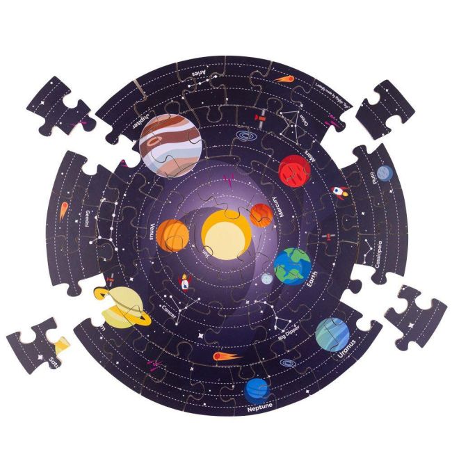 Puzzle de podea 360° - sistemul solar