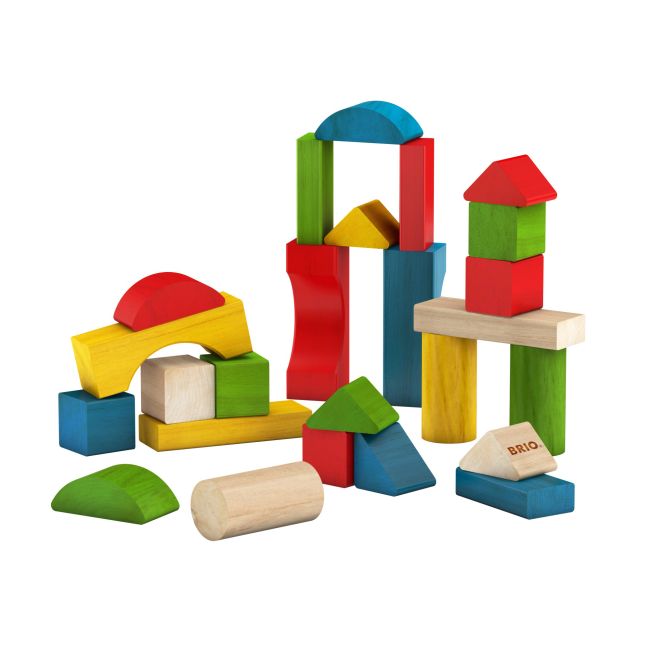 SET BLOCURI COLORATE DIN LEMN 25 PIESE ARTBRIO30114