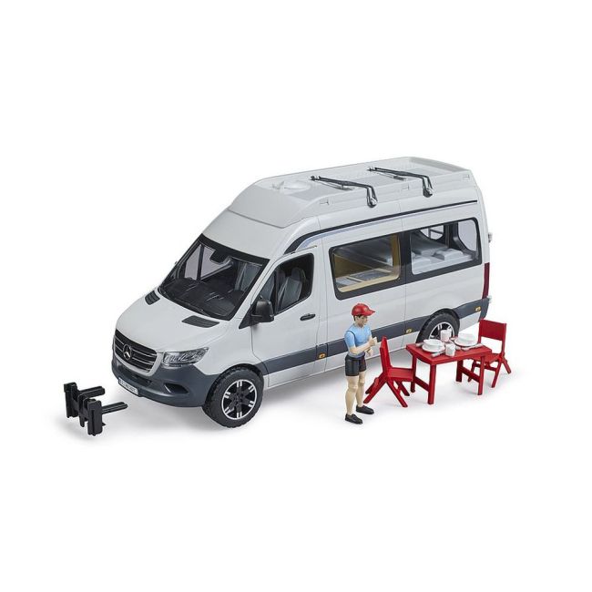 BRUDER - SPRINTER CAMPING MERCEDES BENZ CU SOFER ARTBR02672