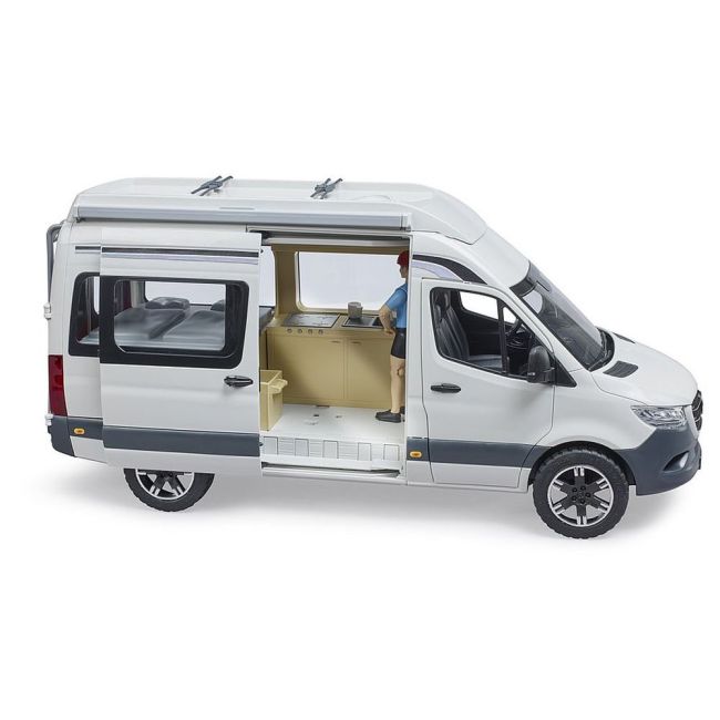 BRUDER - SPRINTER CAMPING MERCEDES BENZ CU SOFER ARTBR02672