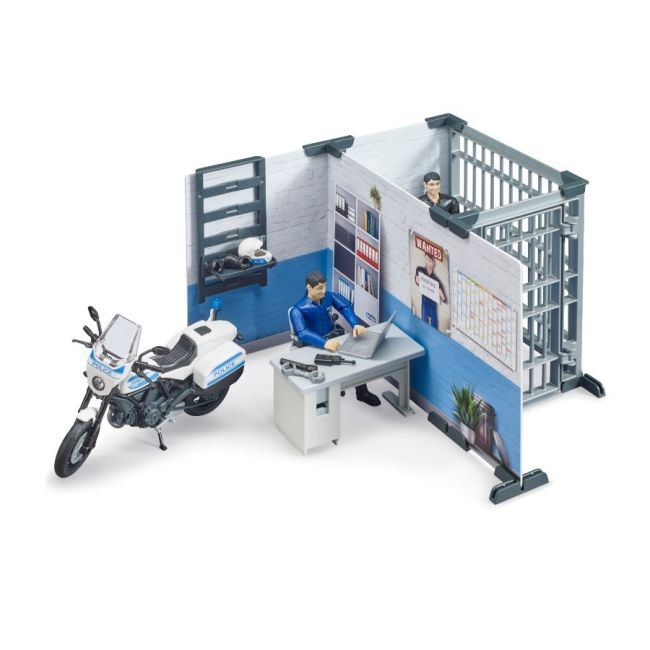 BRUDER - STATIE DE POLITIE CU MOTOCICLETA ARTBR62732