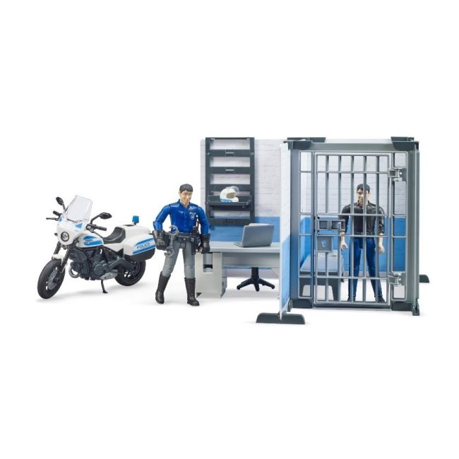 BRUDER - STATIE DE POLITIE CU MOTOCICLETA ARTBR62732