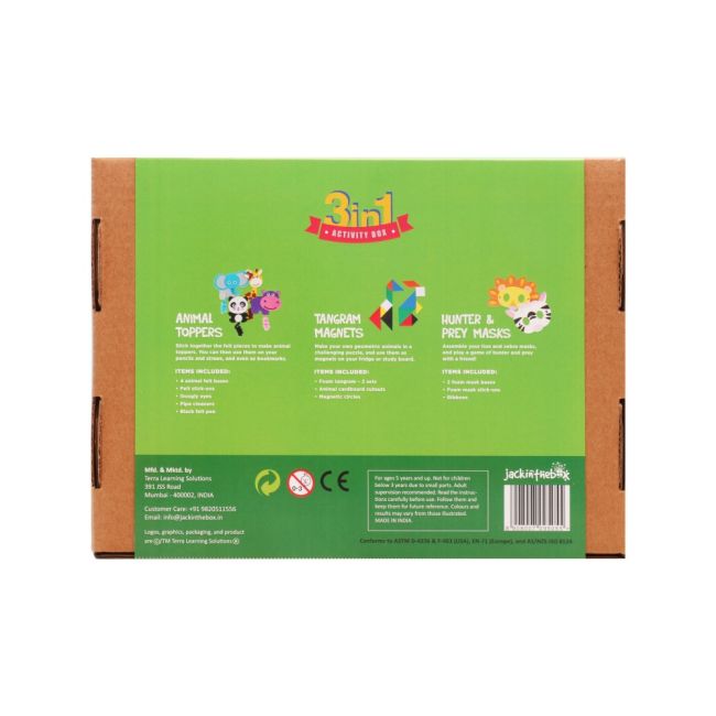 KIT CREATIE 3-IN-1 SAFARI IN JUNGLA ARTJK10020
