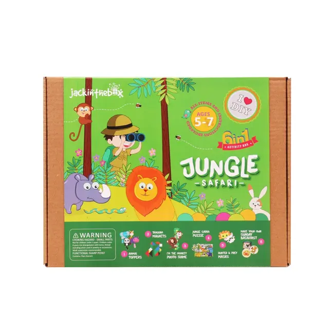 KIT CREATIE 6-IN-1 SAFARI IN JUNGLA ARTJK10019
